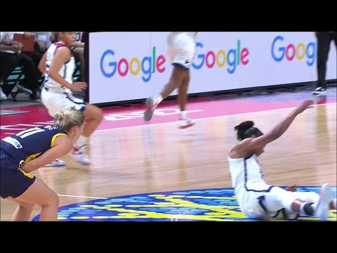 HARD Collision As Bosnian Player Takes KNEE TO GROIN | USA Basketball, Women's World Cup 2022