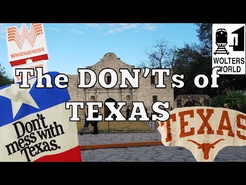 Visit Texas - The DON'Ts of Visiting Texas - UCFr3sz2t3bDp6Cux08B93KQ