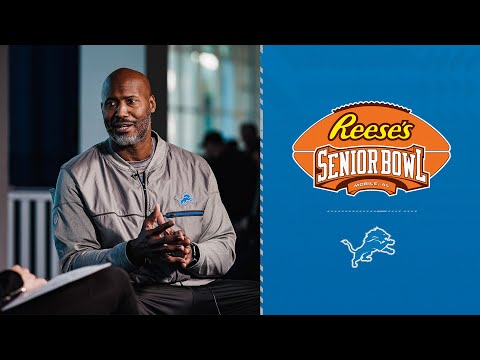 General Manager Brad Holmes on coaching the Senior Bowl video clip