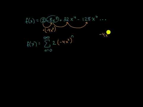 Geometric series as a function | Infinite sequences and series | AP Calculus BC | Khan Academy