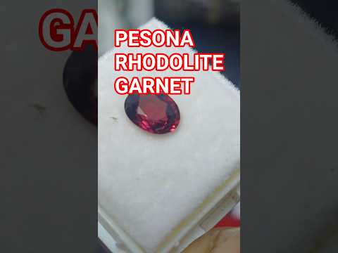 Pesona garnet rhodolite, loostone, koleksi untuk kotak kosong anda #permata #gems #preciousstones