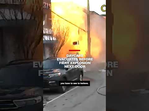 Daycare evacuated before fiery explosion next door