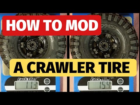 How to modify a stock TRX4 and any RC Crawler tire - Part II - adding weight, changing foam - UCimCr7kgZQ74_Gra8xa-C7A