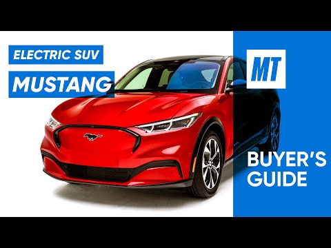 Electric Mustang SUV"" 2021 Ford Mustang Mach-E REVIEW | MotorTrend Buyer's Guide