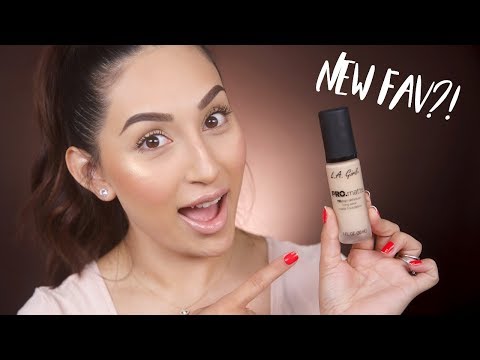 NEW LA GIRL PRO MATTE FOUNDATION | FIRST IMPRESSION + REVIEW | BEAUTYYBIRD - UCBc5MfHtsqVcT5E9A44LOvw