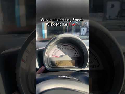 How to Reset the Service Light in a Smart ForTwo?