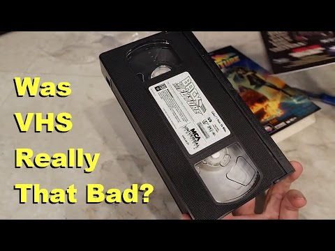 VHS Tapes - Were they as bad as we remember? - UC8uT9cgJorJPWu7ITLGo9Ww