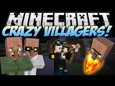 Minecraft | CRAZY VILLAGERS! (Exploding Heads & Villager Bows!) | Mod Showcase - UCS5Oz6CHmeoF7vSad0qqXfw