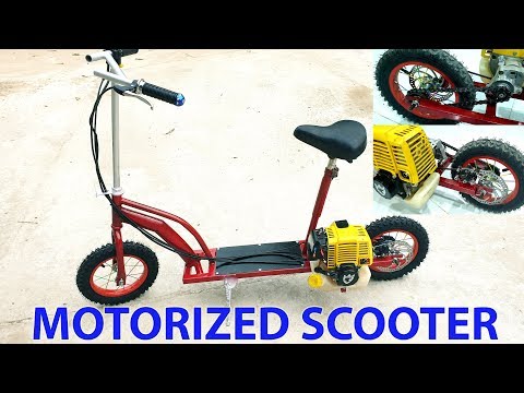 Build a Motorized Scooter at home - Using 4-stroke Engine - Tutorial - UCFwdmgEXDNlEX8AzDYWXQEg