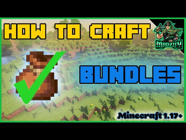 How To Make A Bundle In Minecraft (Minecraft Bundle Tutorial)