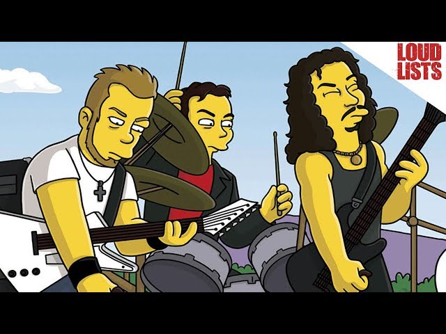 The Simpsons Listen to Heavy Metal Music