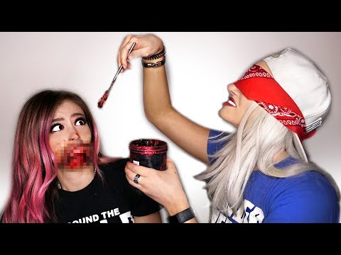 DOING FX MAKEUP BLINDFOLDED Feat. Chrissy Costanza - UCoziFm3M4sHDq1kkx0UwtRw