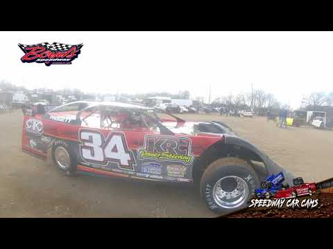 #34 Chuck Padgett - 602 Late Model on 1-28-23 at Boyds Speedway - dirt track racing video image