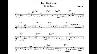 Randy Brecker - That Old Feeling (Transcription)
