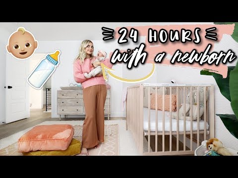 24 HOURS WITH A NEWBORN! | Aspyn Ovard