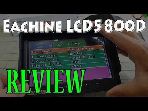 Eachine LCD5800D FPV Monitor Review  - UCnJyFn_66GMfAbz1AW9MqbQ