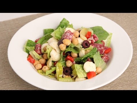 Antipasto Chopped Salad Recipe - Laura Vitale - Laura in the Kitchen Episode 866 - UCNbngWUqL2eqRw12yAwcICg