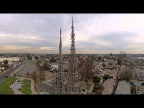 FPV Quadcopter - The Watts Towers of Simon Rodia - UC8SRb1OrmX2xhb6eEBASHjg