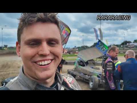 Podium interviews Masters of Shale 2024 Stockcar F1 Speedway Emmen 30 juni 2024 - RaRaRacing - dirt track racing video image