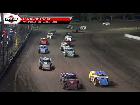 B-Modified Full Night &amp; Sportsman Feature | Rapid Speedway | 5-22-2020 - dirt track racing video image