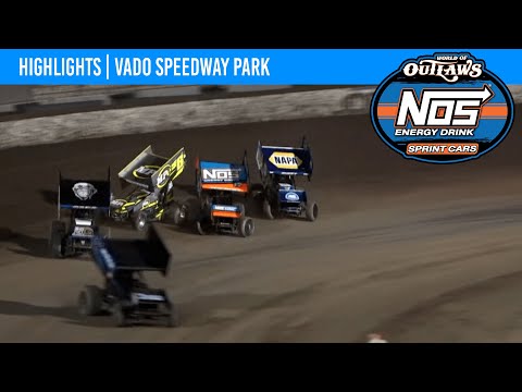 World of Outlaws NOS Energy Drink Sprint Cars Vado Speedway Park, March 29, 2022 | HIGHLIGHTS - dirt track racing video image
