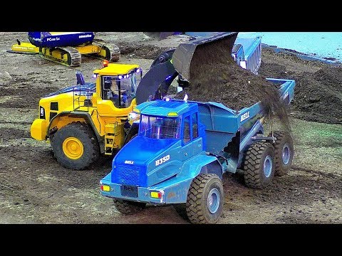 AMAZING RC CONSTRUCTION SITE WITH FASCINATING MODEL MACHINES IN ACTION - UCNv8pE-nHTAAp77nXiAB9AA