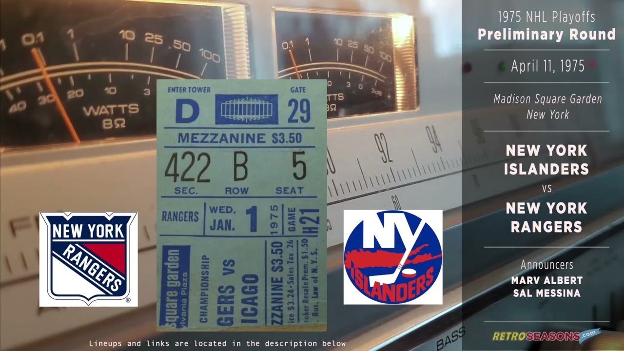 Playoffs Game 3 - New York Islanders vs New York Rangers - Radio Broadcast video clip