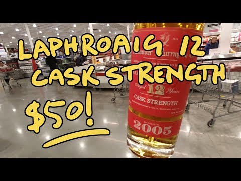 Laphroaig 12 Cask Strength at Costco - Whisky Vlog - UC8SRb1OrmX2xhb6eEBASHjg