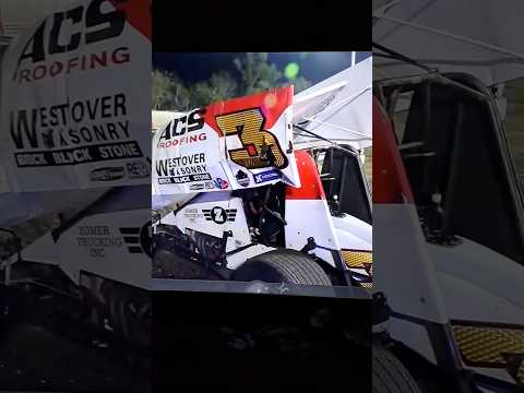 Sprint Car Backflip #ASCS National Series - dirt track racing video image
