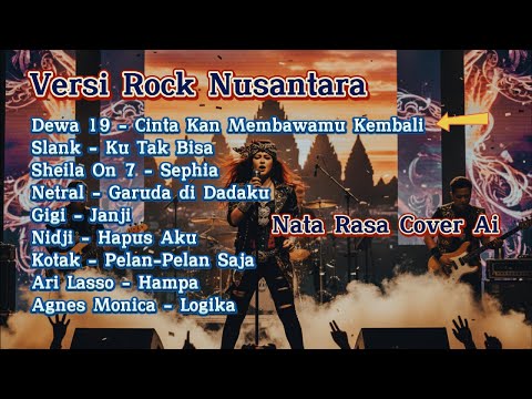 Dewa 19, Slank, Sheila On 7, Netral, Gigi, Nidji | Kumpulan Lagu Versi Rock Nusantara By NATA RASA