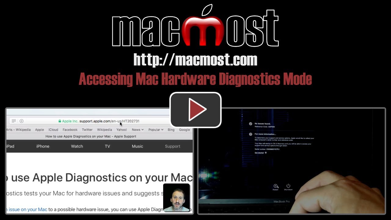 mac restart hold d diagnostics