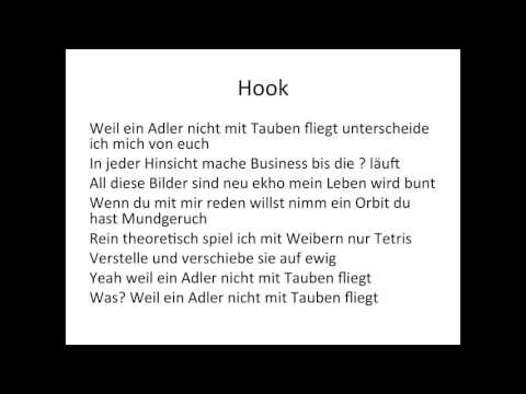 Weil ein Adler nicht mit Tauben fliegt lyrics nimo habeebeee