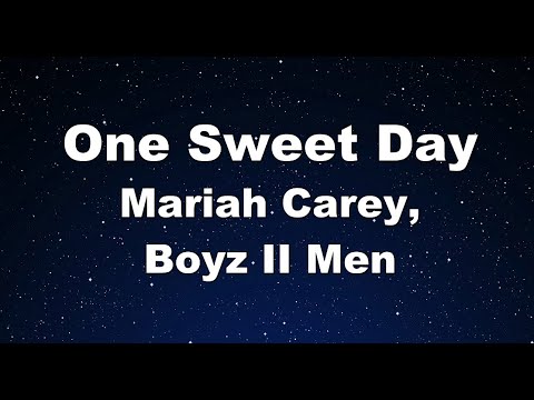 Karaoke♬ One Sweet Day - Mariah Carey, Boyz II Men 【No Guide Melody】 Instrumental