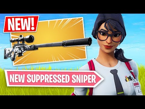 Fortnite *NEW* Suppressed Sniper Rifle Gameplay!! (Fortnite Battle Royale) - UC2wKfjlioOCLP4xQMOWNcgg