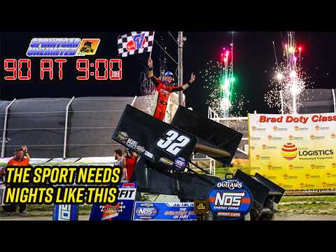 SprintCarUnlimited 90 at 9 for Wednesday, July 15th: Sprint Car racing needs nights like this - dirt track racing video image