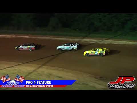 Pro 4 Feature - Carolina Speedway 5/24/24 - dirt track racing video image