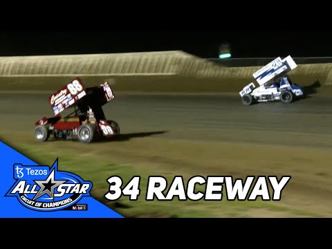 Midwest Swing Begins | 2023 Tezos All Star Sprints at 34 Raceway - dirt track racing video image