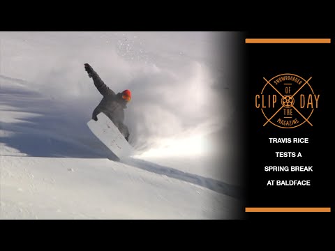 Clip Of The Day: Travis Rice Tries A Spring Break Snowboard At Baldface - UC_dM286NO7QhuX18nMW0Z9A