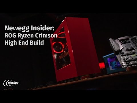 Newegg Insider: Ryzen 7 1800X & ROG X370 CROSSHAIR VI HERO Red & Black Gaming Build - UCJ1rSlahM7TYWGxEscL0g7Q