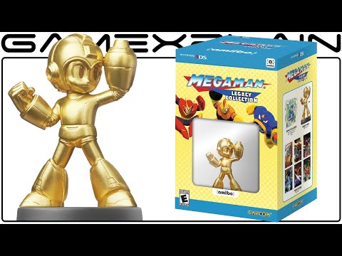 Gold Mega Man amiibo & Legacy Collection: Collector's Edition Unboxing (3DS) - UCfAPTv1LgeEWevG8X_6PUOQ