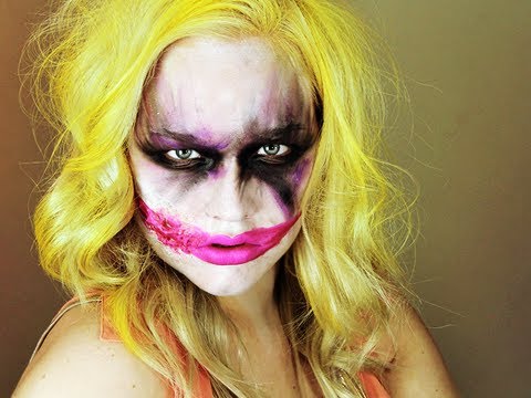 Halloween: Female Joker / The Joker's Girlfriend Inspired Look - UCzTKskwIc_-a0cGvCXA848Q