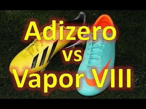 Adidas F50 adizero miCoach 2 VS Nike Mercurial Vapor VIII ACC Comparison + On Feet - UCUU3lMXc6iDrQw4eZen8COQ