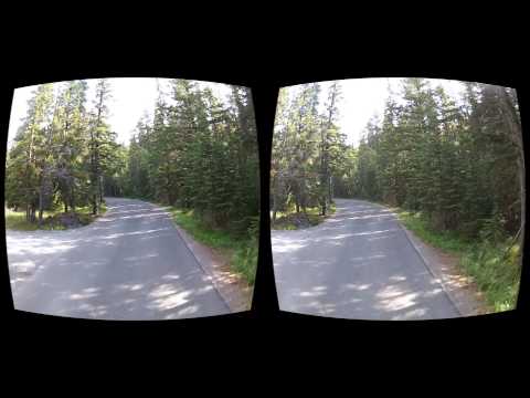 Oculus Rift 3D Gopro movie - Canada 04 Banff Golf Road - UC8SRb1OrmX2xhb6eEBASHjg