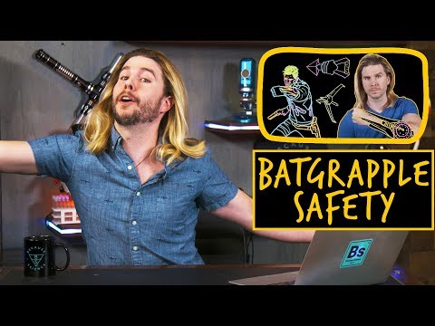 Batman Grappling Hook Safety | Because Science Footnotes - UCvG04Y09q0HExnIjdgaqcDQ