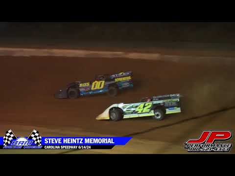 Blue Ridge Outlaw Late Model Feature - Carolina Speedway 6/14/24 - dirt track racing video image