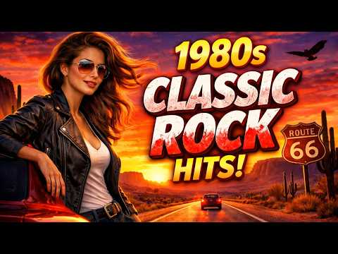 80s Classic Rock 🇺🇸 Night Drive Through America (2 Hours)