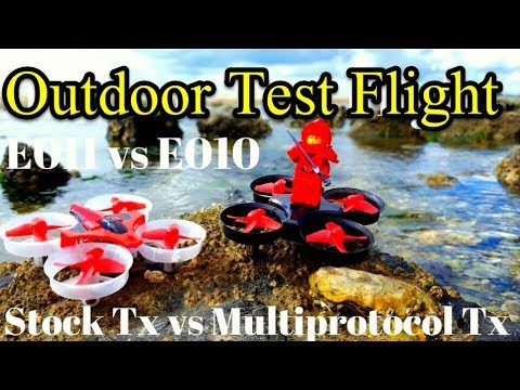 Eachine E011 vs E010 Outdoor Test Flight Review And Stock Tx vs Turnigy 9XR Pro With Multiprotocol T - UCMniPb3td7gxZo3Ex-kXmiA
