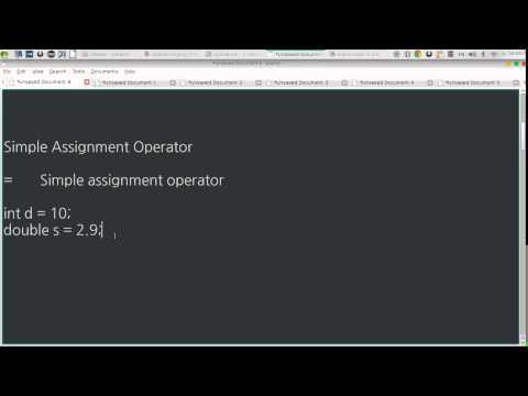 22 Java operators assignment Unary العمليات الحسابية تعيين قيم للمتغير