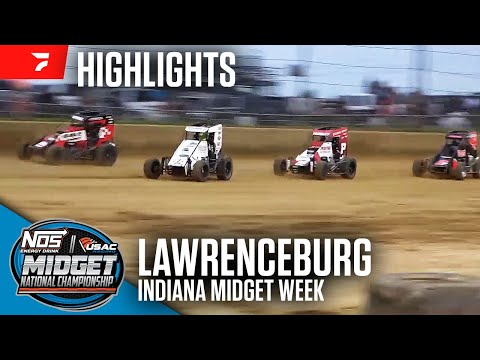 USAC Indiana Midget Week at Lawrenceburg Speedway 6/5/24 | Highlights - dirt track racing video image