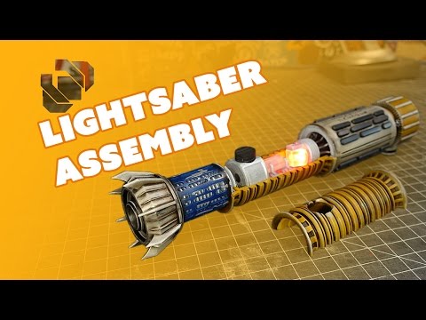 Assembling and Weathering a 3D Printed Lightsaber - Prop: Live from the Shop - UC27YZdcPTZM24PgjztxanEQ